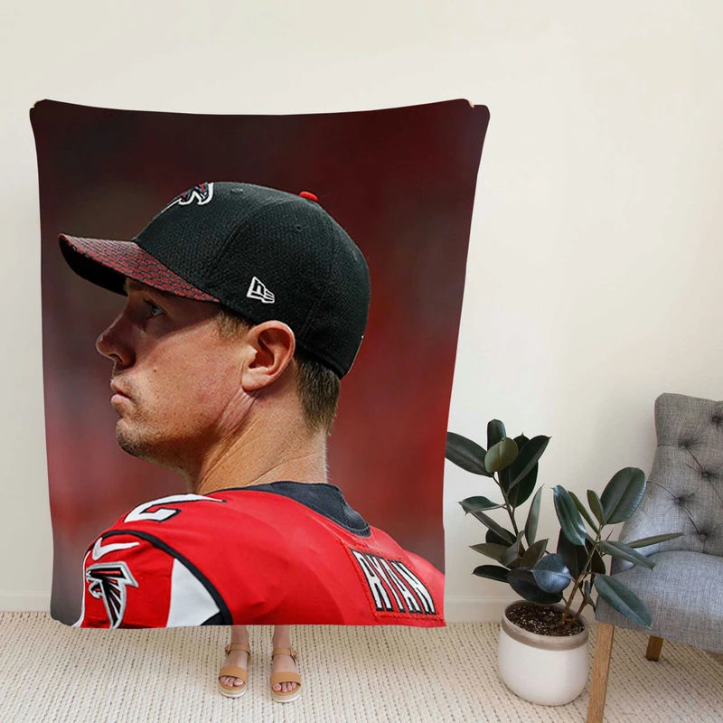 Matt Ryan Prsional NFL Football Player Fleece Blanket