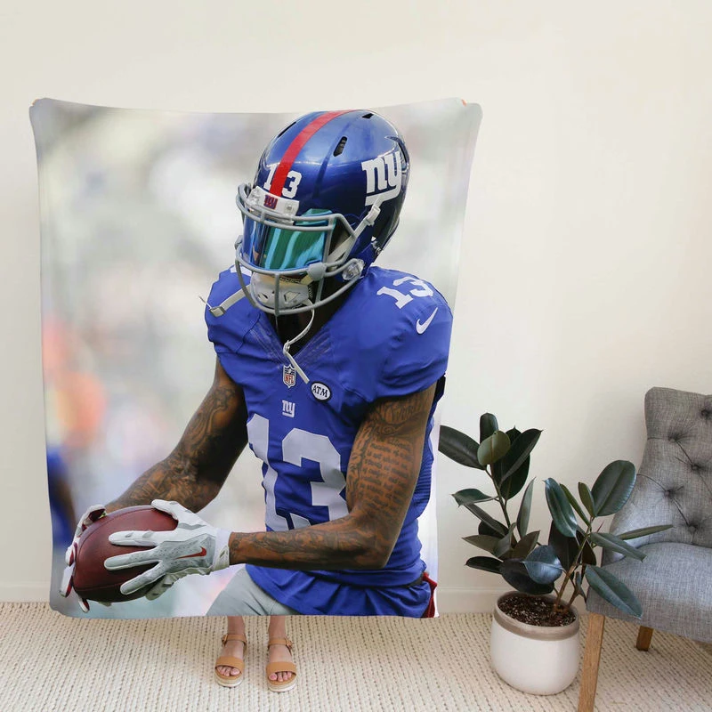 Odell Beckham Jr Football Fleece Blanket