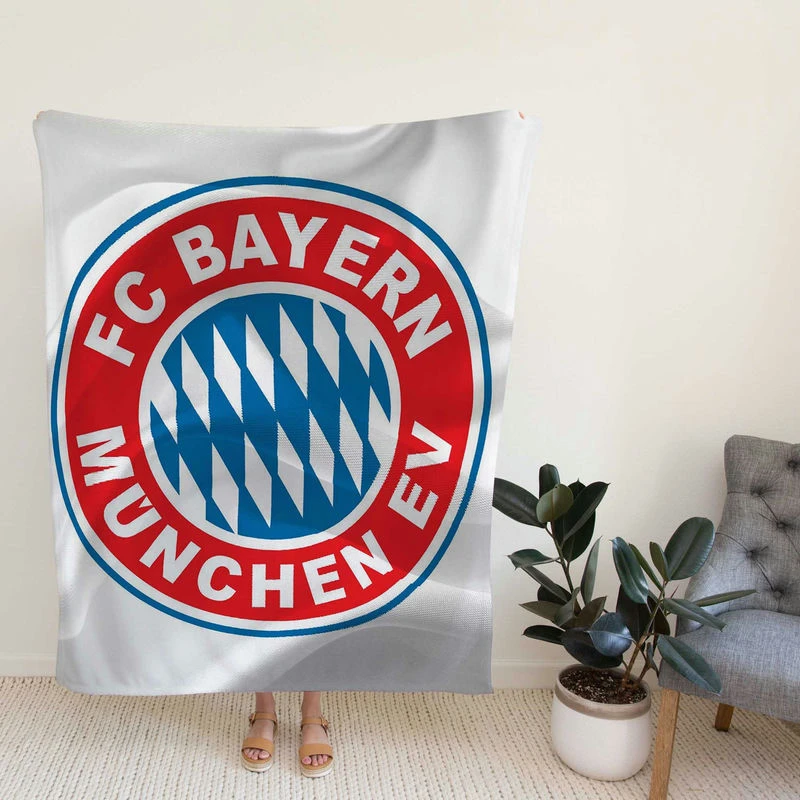 FC Bayern Munich German Football Club Fleece Blanket