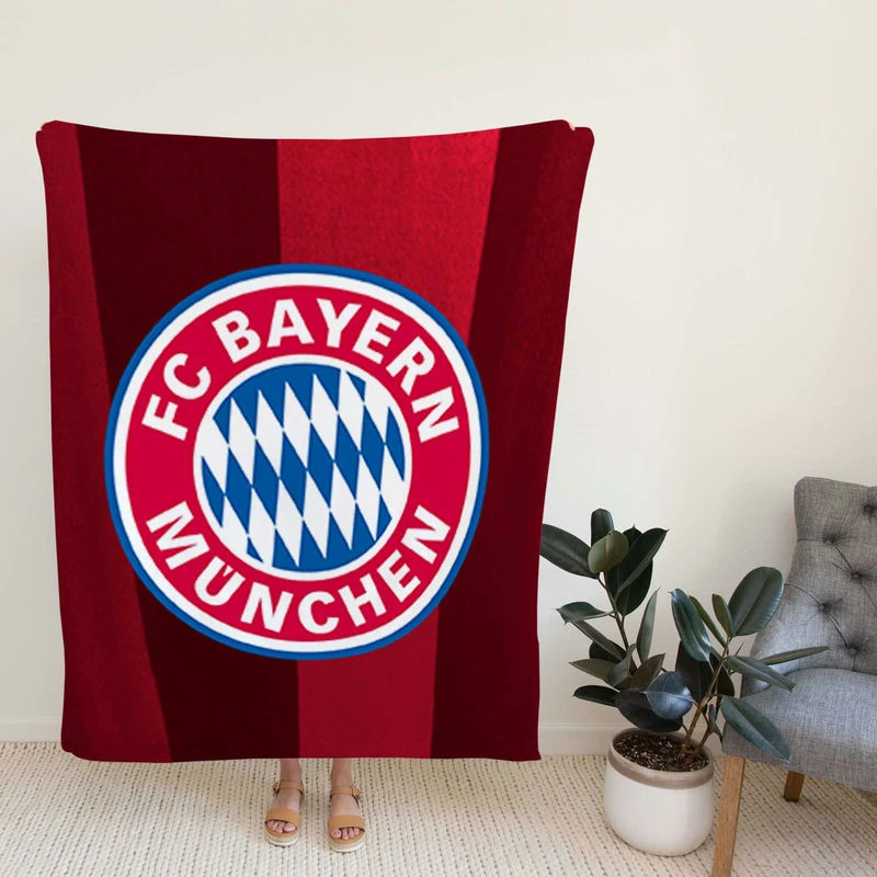 FC Bayern Munich Prsional Football Club Fleece Blanket