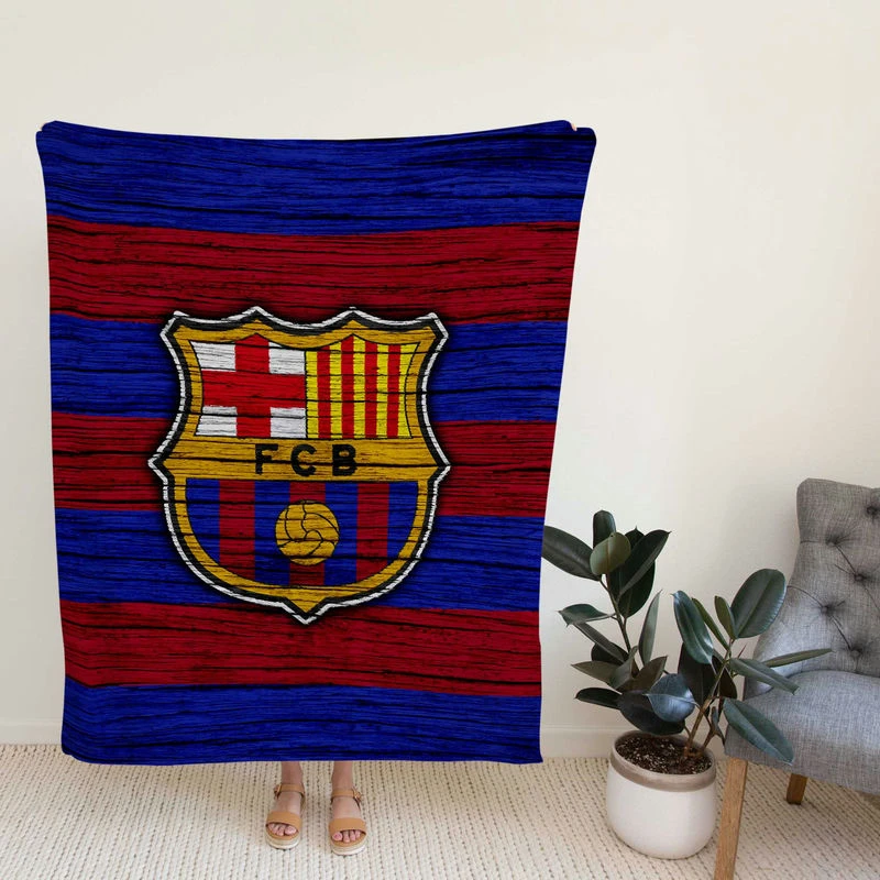 FC Barcelotrot Sph Football Team Fleece Blanket