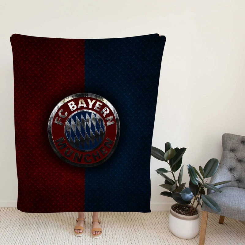 FC Bayern Munitrong Football Club Fleece Blanket