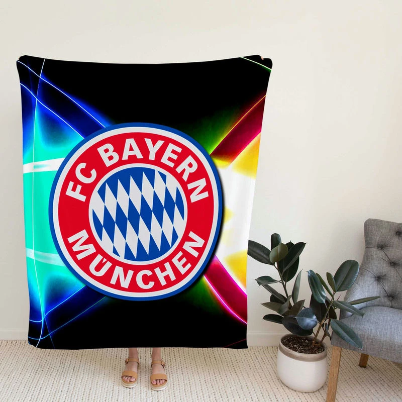 FC Bayern Muniusful Club in German Football Fleece Blanket