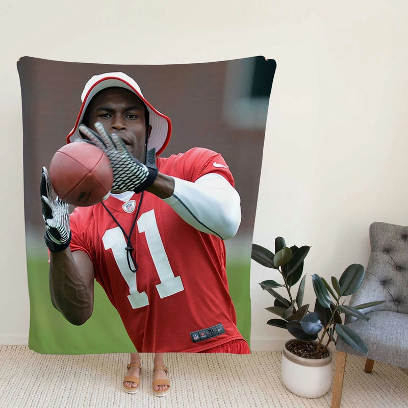 Julio J sic NFL Football Player Fleece Blanket