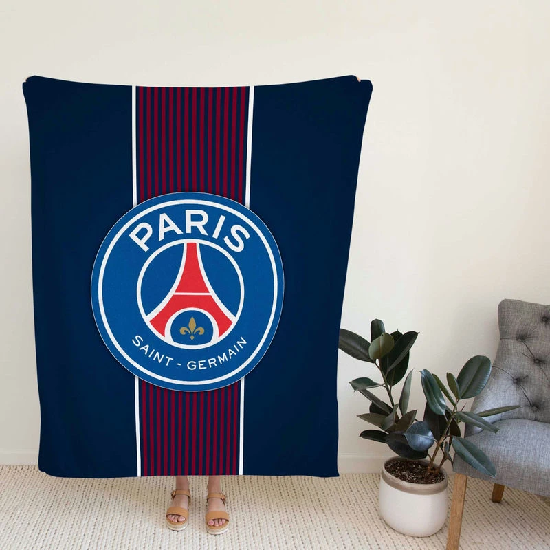 P Saint Germain FC Euro Football Club Fleece Blanket