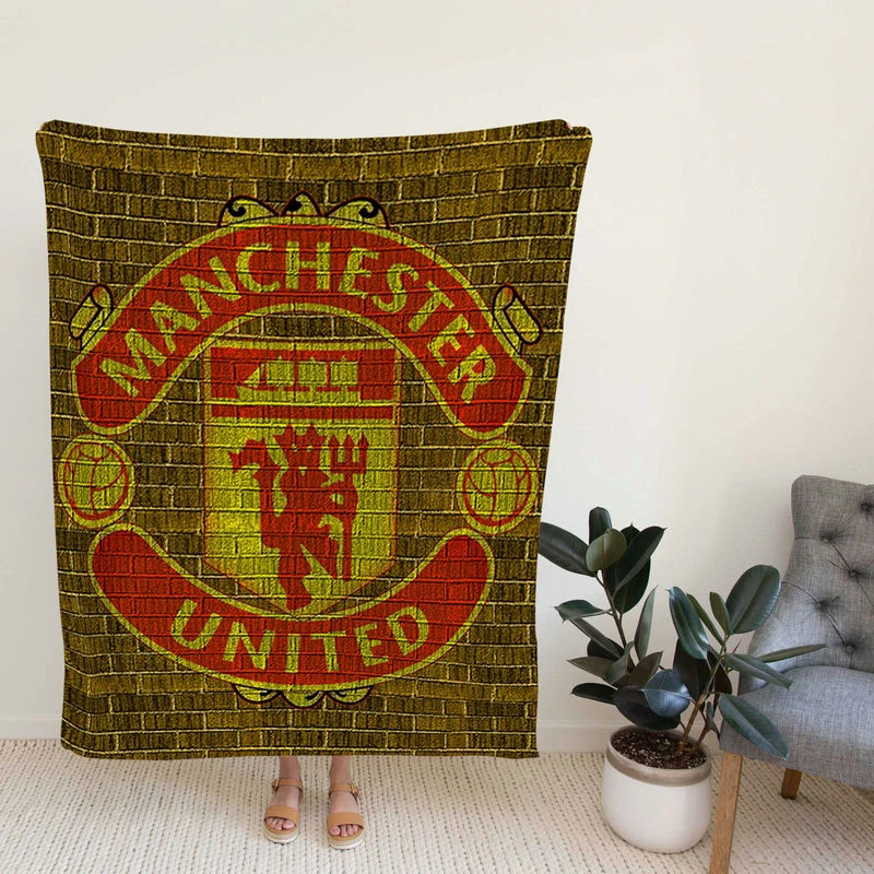 Manter United Awarded Football Team Fleece Blanket
