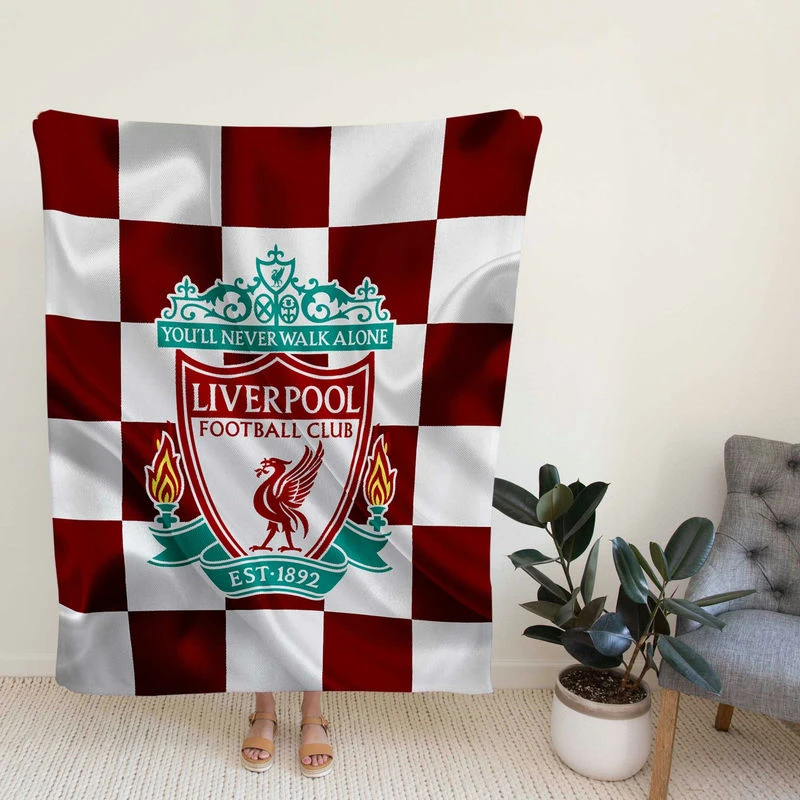 Strong Enh Football Club Liverpool Logo Fleece Blanket