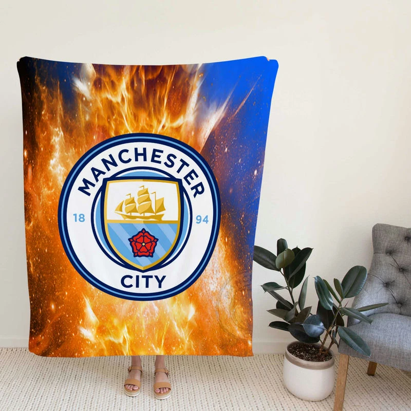 Top Ranked Enh Football Club Manter City FC Fleece Blanket