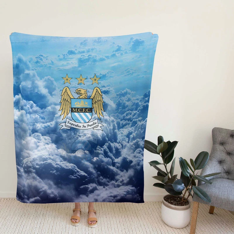 Manter City FC Football Club Fleece Blanket