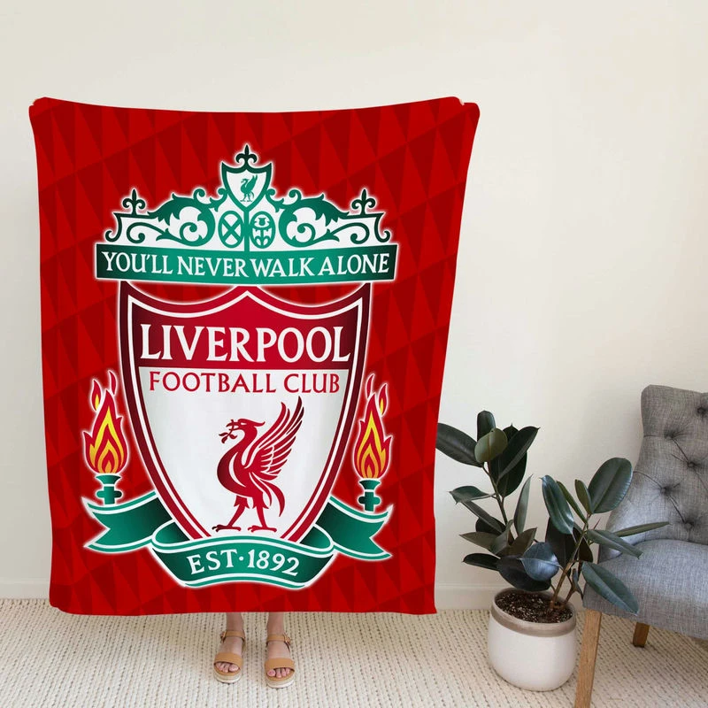 Liverpool FC Awarded Enh Football Club Fleece Blanket