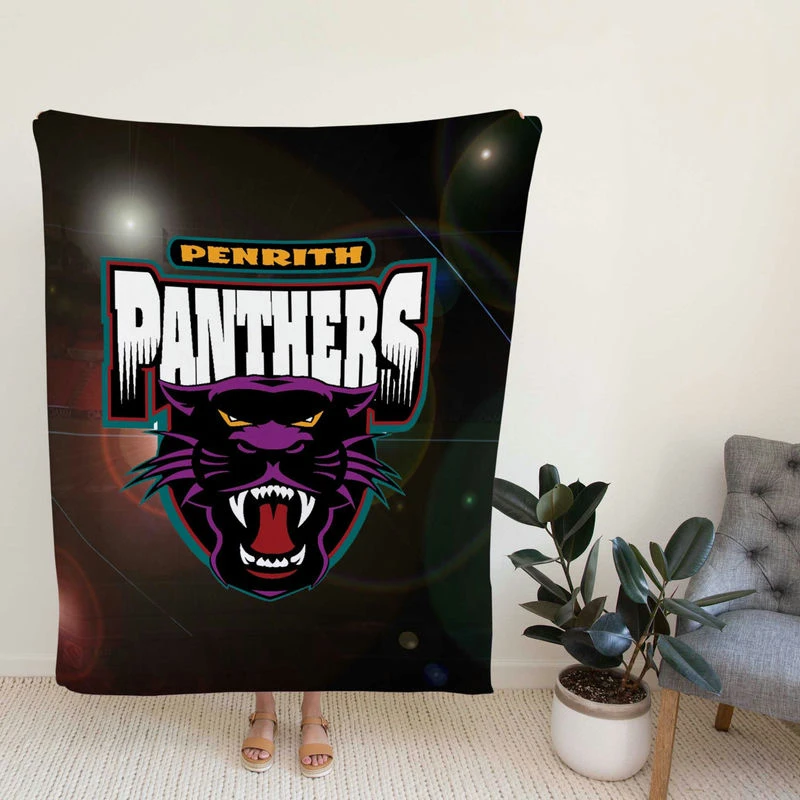 Penrith Panttralian Prsional rugby football club Fleece Blanket