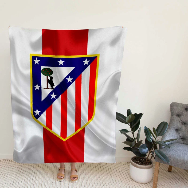 Atletico de Madrid sph Football Club Fleece Blanket