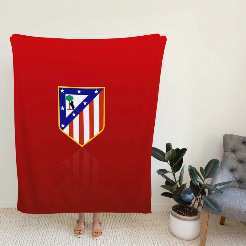 Atletico de Madrid Excelleph Football Club Fleece Blanket