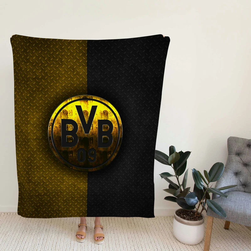 Bsia Dortmund BVB Powerful German Football Club Fleece Blanket