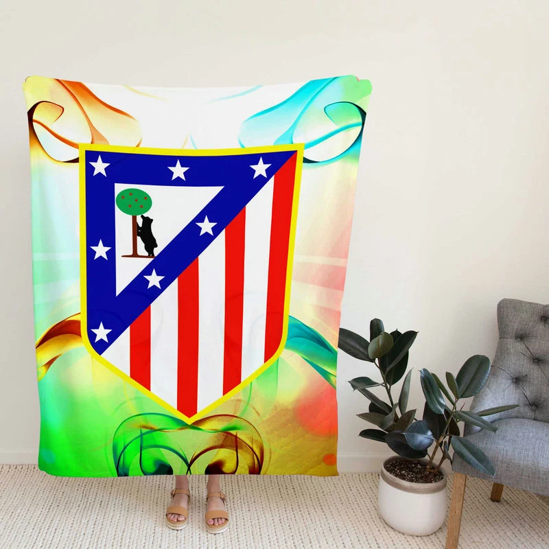 Atletico de Madrid Top Rankph Football Club Fleece Blanket