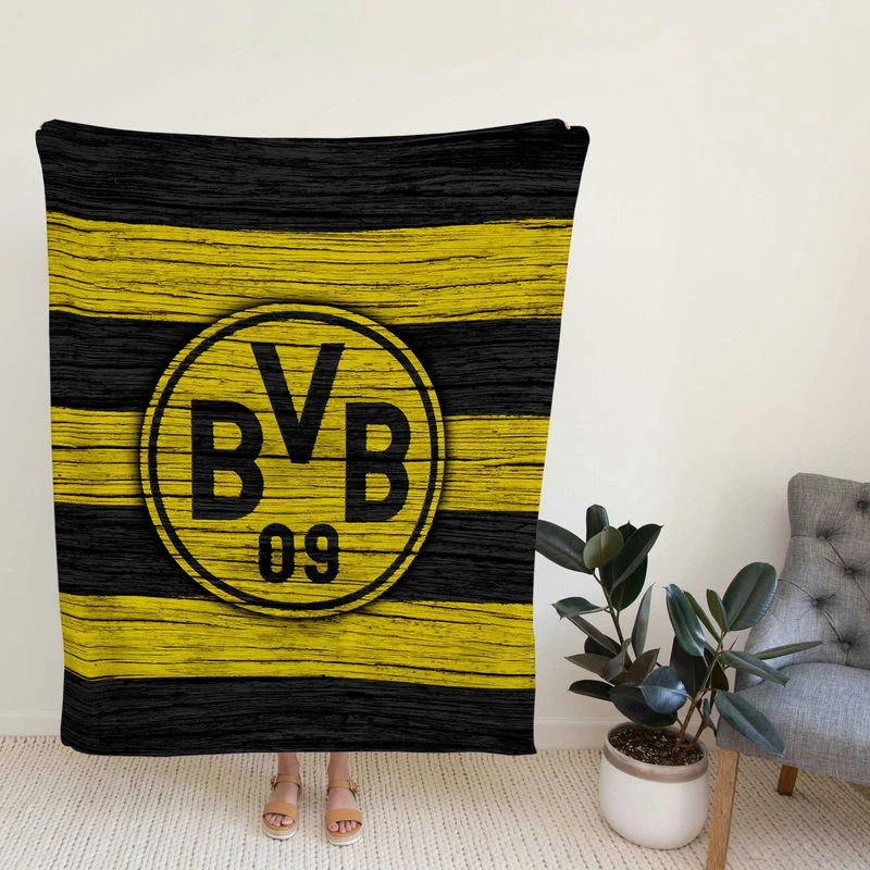 Bsia Dortmund Fa German Football Club Logo Fleece Blanket