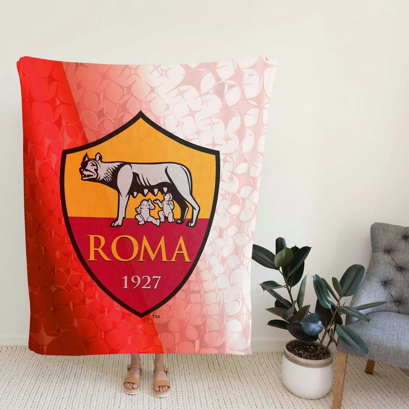 AS Roma sic Football Club in Italy Fleece Blanket
