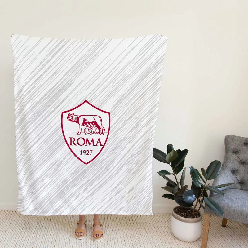 AS Roma Popular Football Club in Italy Fleece Blanket