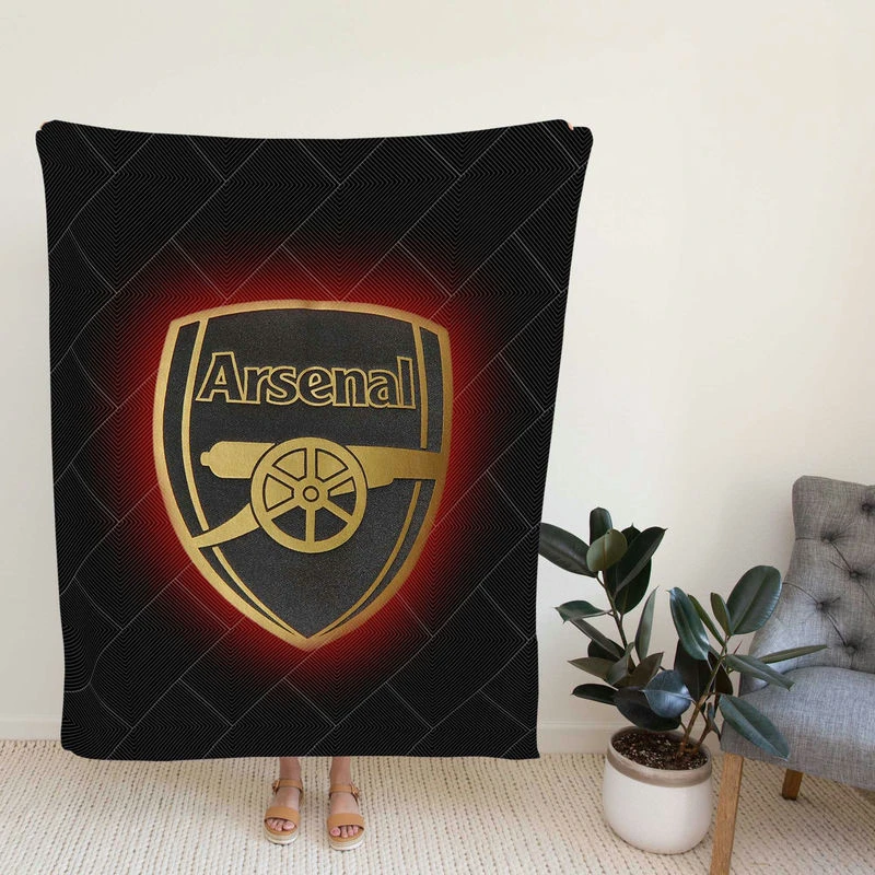 Arsenal FC Exellelant Enh Football Club Fleece Blanket
