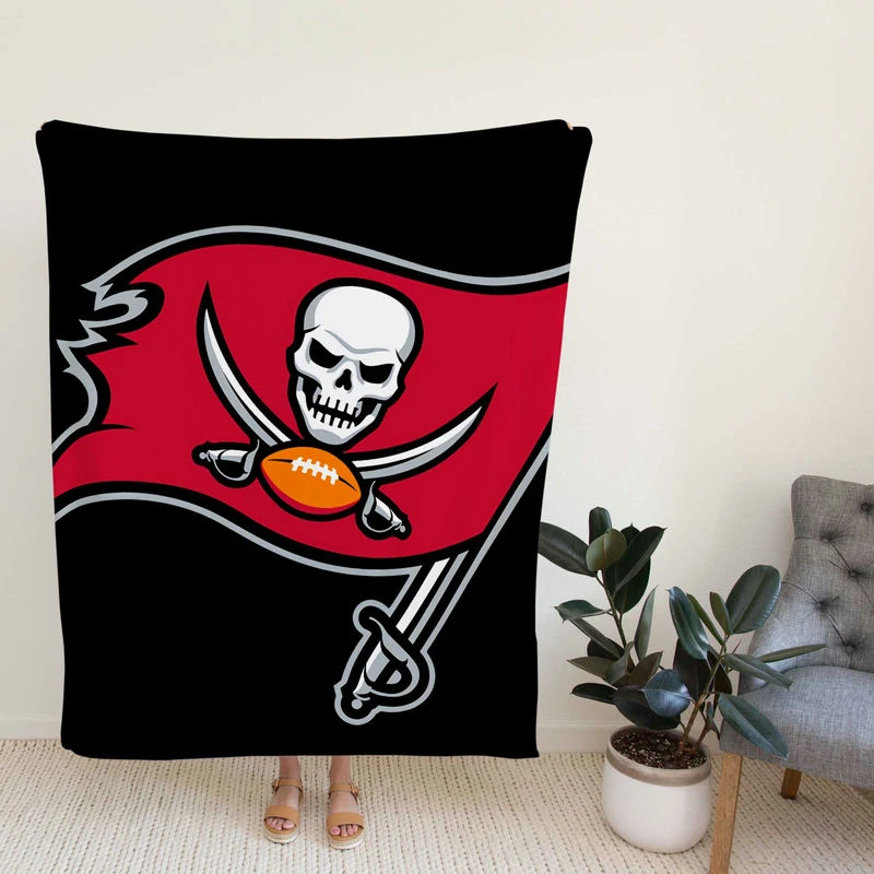 Awarded NFL Football Club Tampa Bay Buccan Fleece Blanket