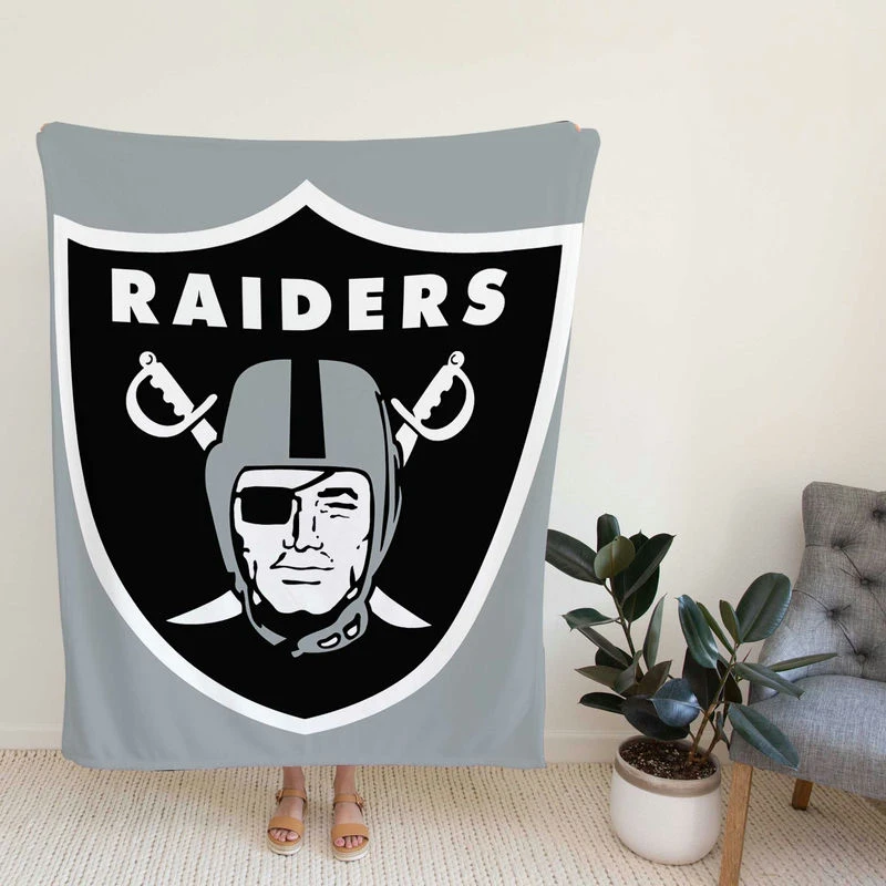 Oakland Rai Prsional NFL Football Player Fleece Blanket