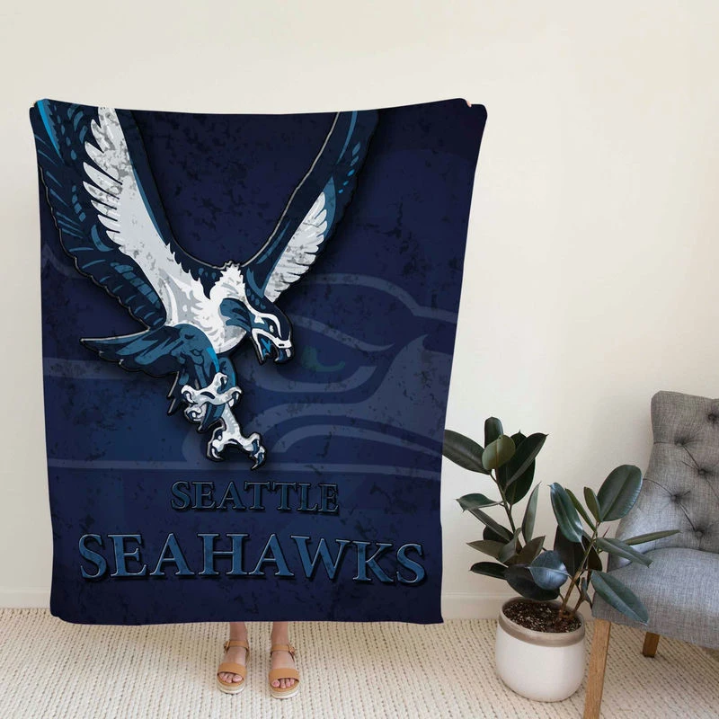 Seatteah NFL Football Club Fleece Blanket