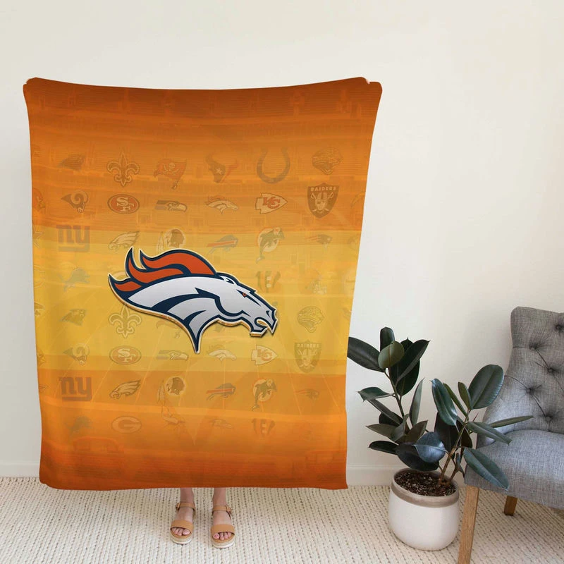 Top Ranked NFL Football Club Denver Bro Fleece Blanket