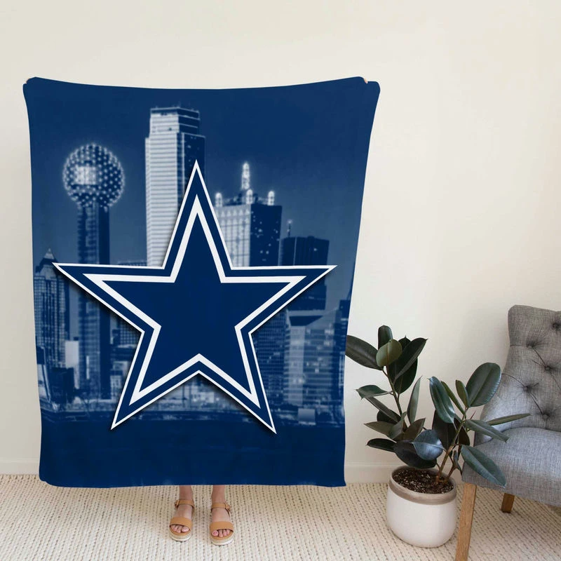 Fa NFL Football Club Da Cow Fleece Blanket