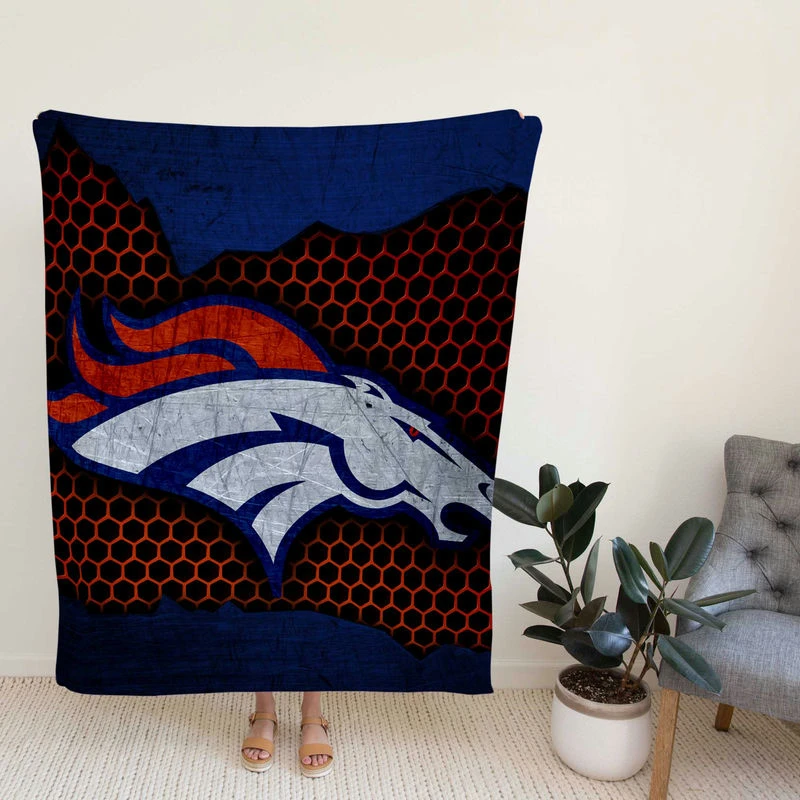 Competitive NFL Football Team Denver Bro Fleece Blanket