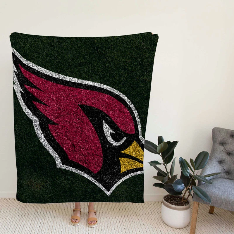Arizona Cardi Logo NFL American Football Fleece Blanket
