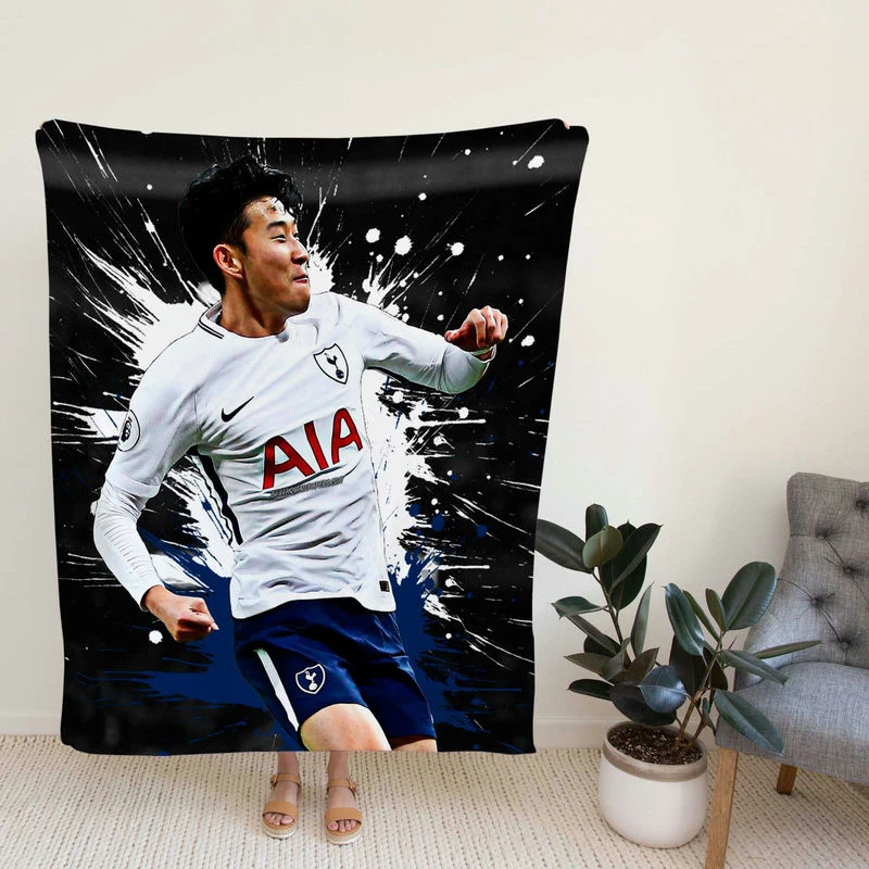 Prsionoccer Playon Heung Min Fleece Blanket