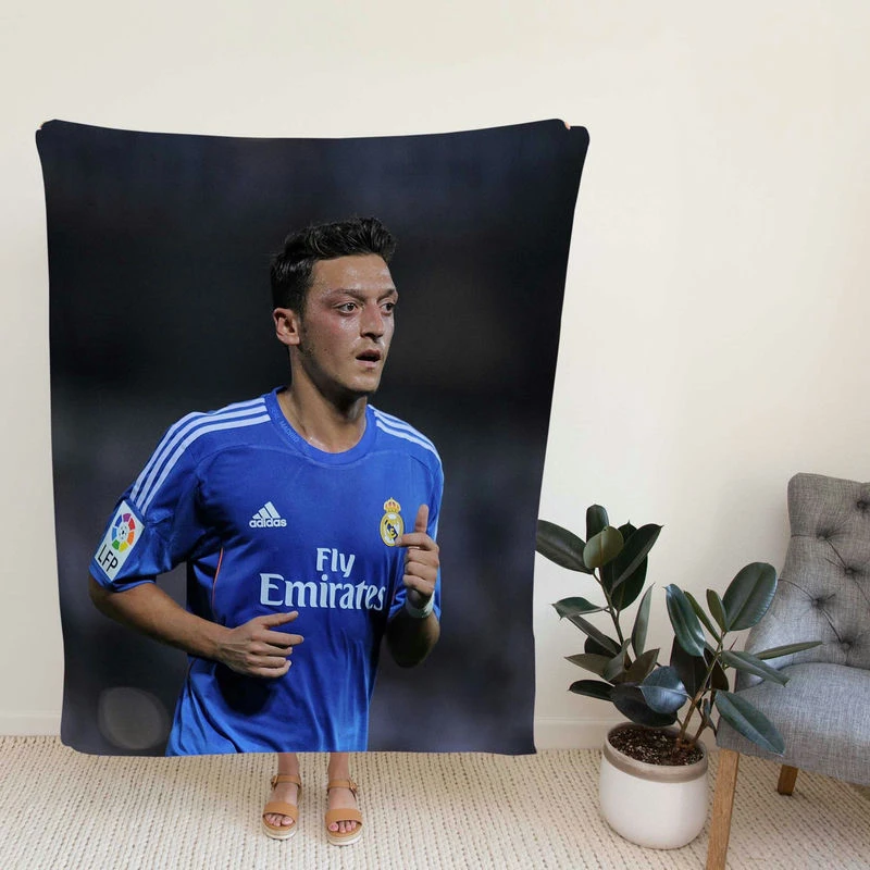Mesut Ozoccer Player Fleece Blanket