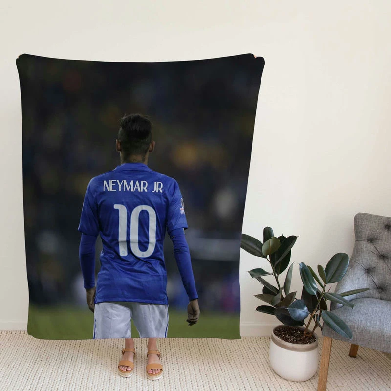 Neymar Capaboccer Player Fleece Blanket