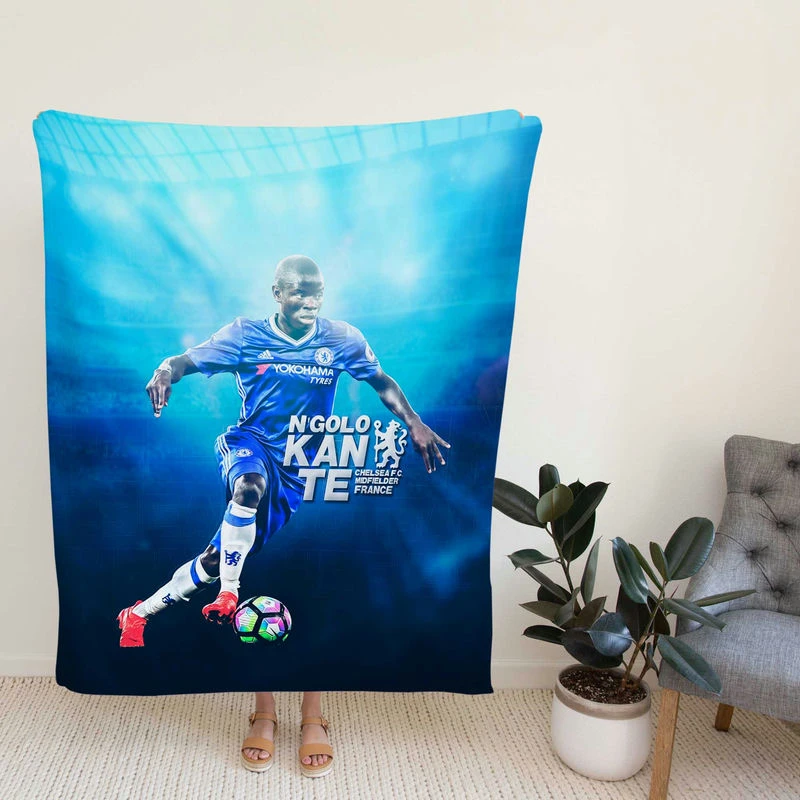 N Golo Kante Cea Excitioccer Player Fleece Blanket