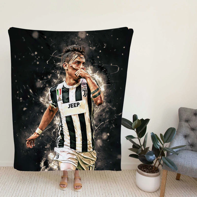Paulo Bruno Dybala Juve Stoccer Player Fleece Blanket