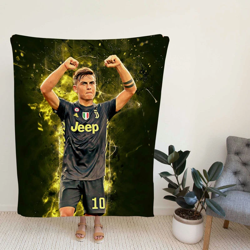 Paulo Bruno Dybala mercurial Juoccer Player Fleece Blanket