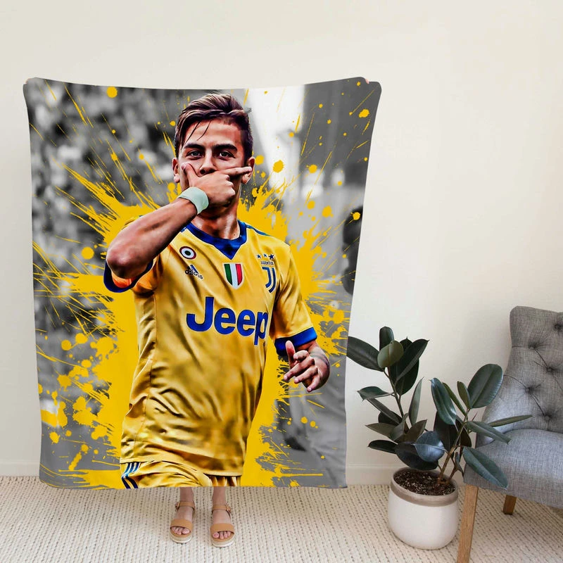 Juve Hulkioccer Player Paulo Bruno Dybala Fleece Blanket