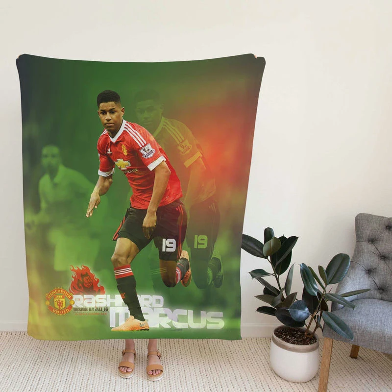 European Coccer Player Mahford Fleece Blanket