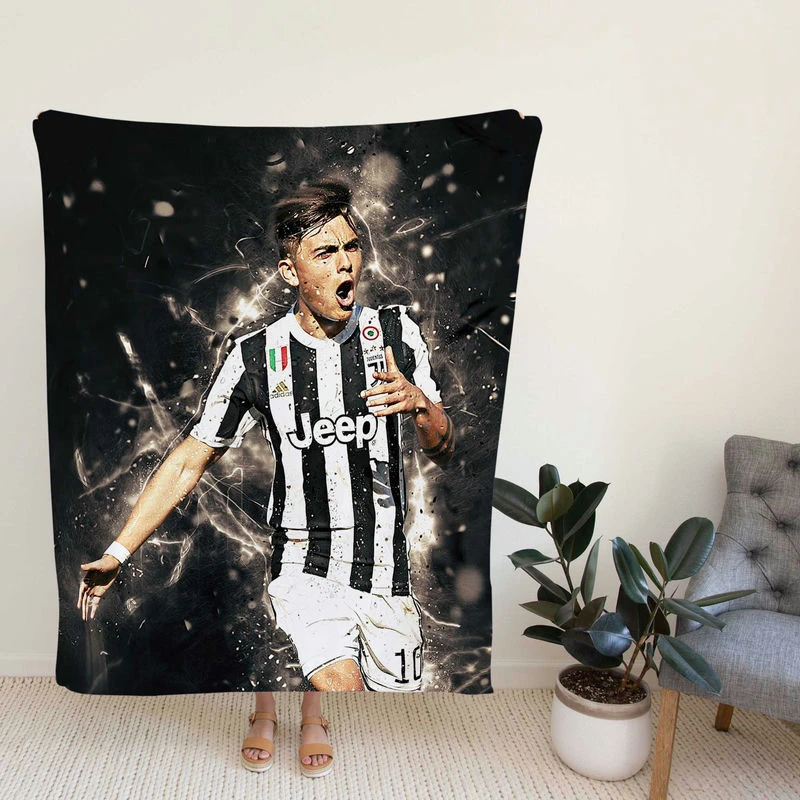 Paulo Dybalatid Soccer Player Fleece Blanket