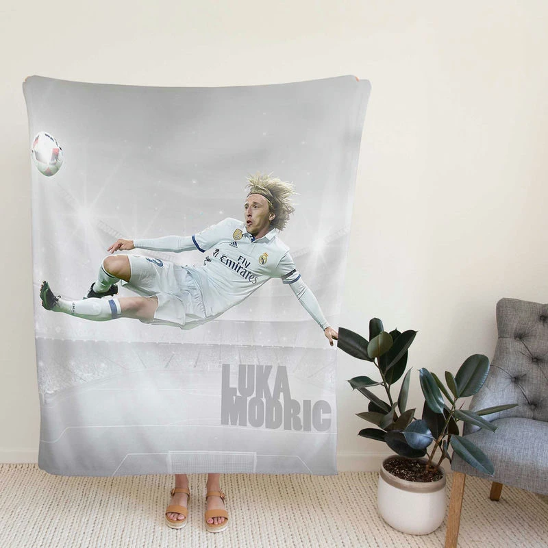 Luka Modric Populoccer Player Fleece Blanket