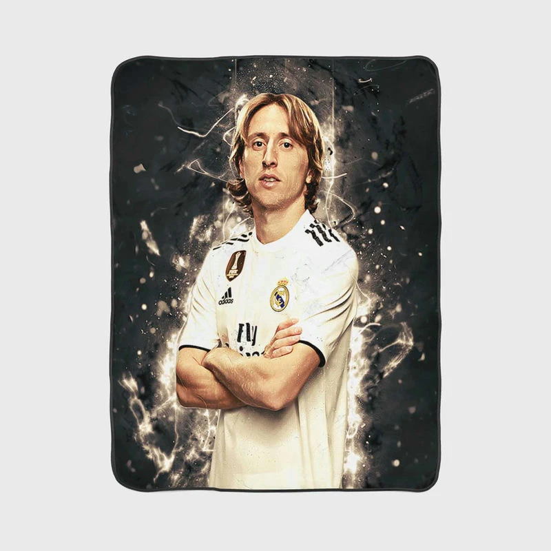 Luka Modric Real Madroccer Player Fleece Blanket