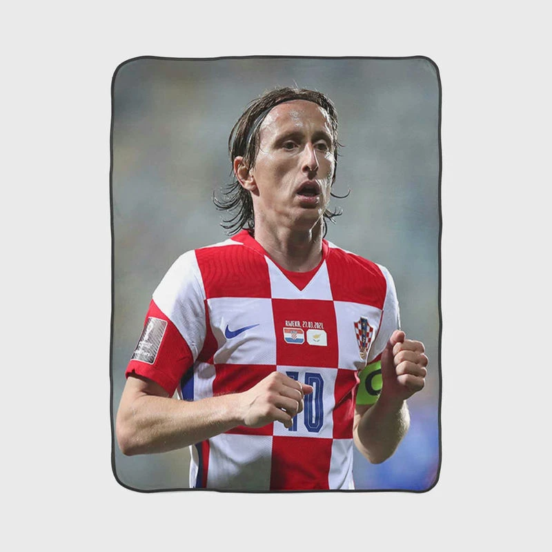 Ultimate Croatioccer Player Luka Modric Fleece Blanket