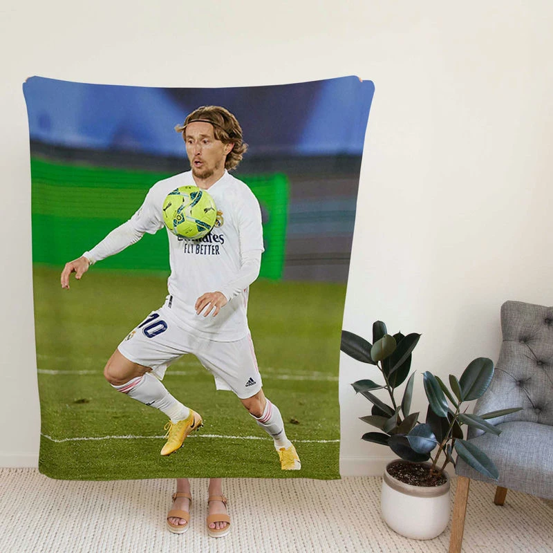 Awardoccer Player Luka Modric Fleece Blanket