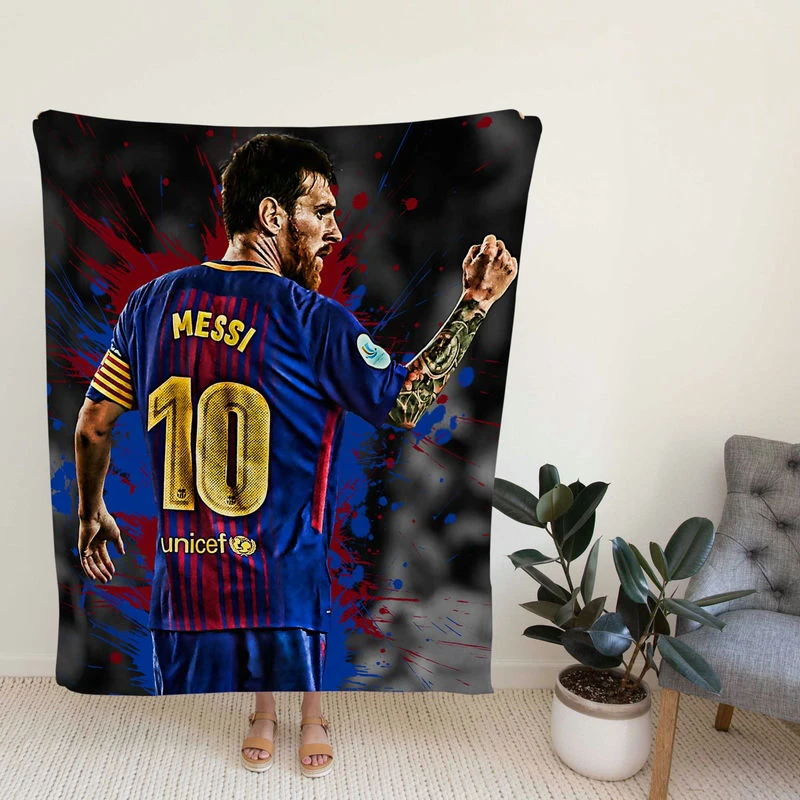 Lionelsi Poccer Player Fleece Blanket