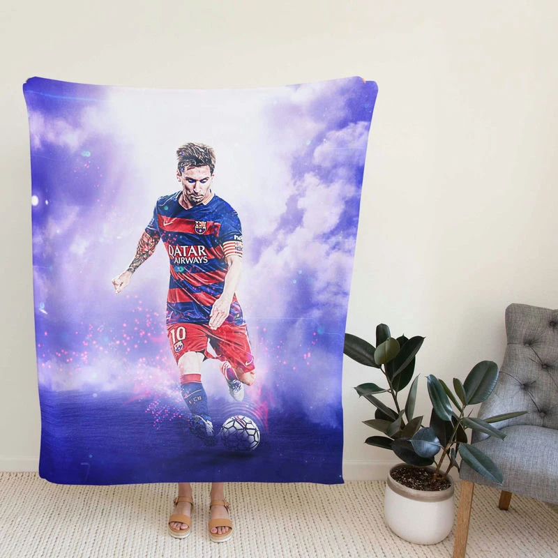 Lionelpiritoccer Player Fleece Blanket