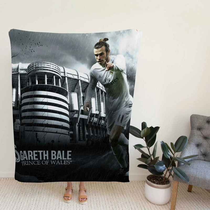 Gareth Bale Real Madrd Club World Coccer Player Fleece Blanket