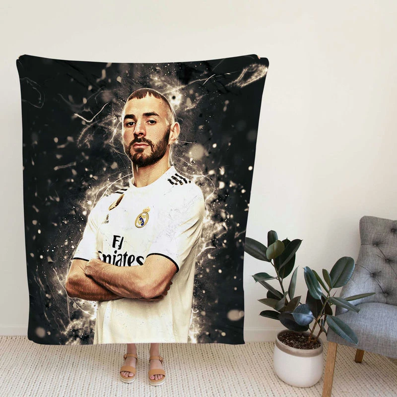 Karimtafa Benzema Goal drivoccer Player Fleece Blanket