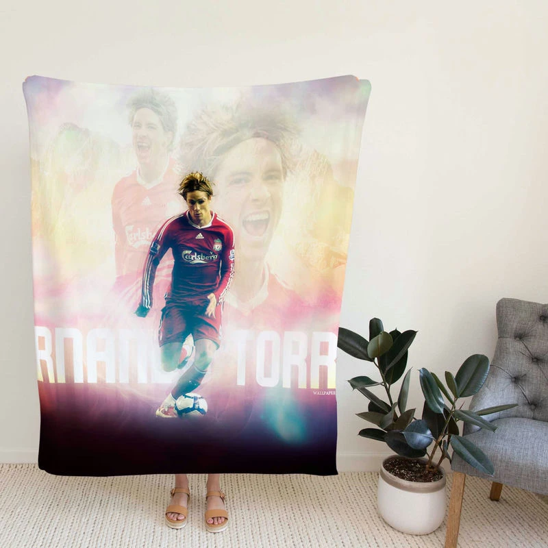 Fernando To Enh Leagoccer Player Fleece Blanket