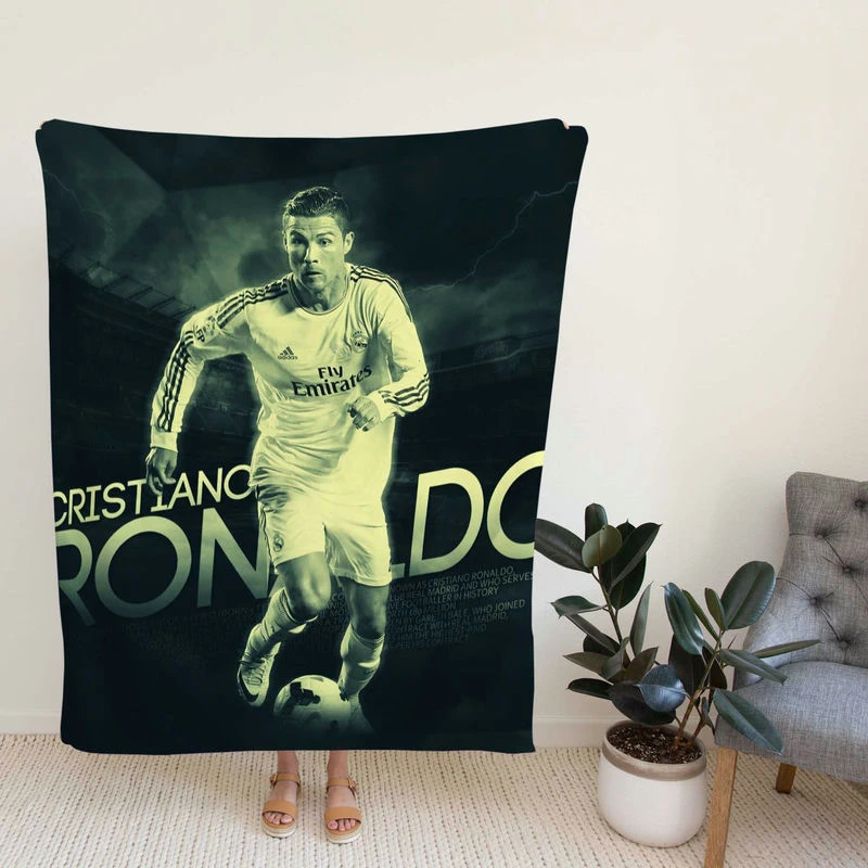 tiano Ronaldo Confideoccer Player Fleece Blanket