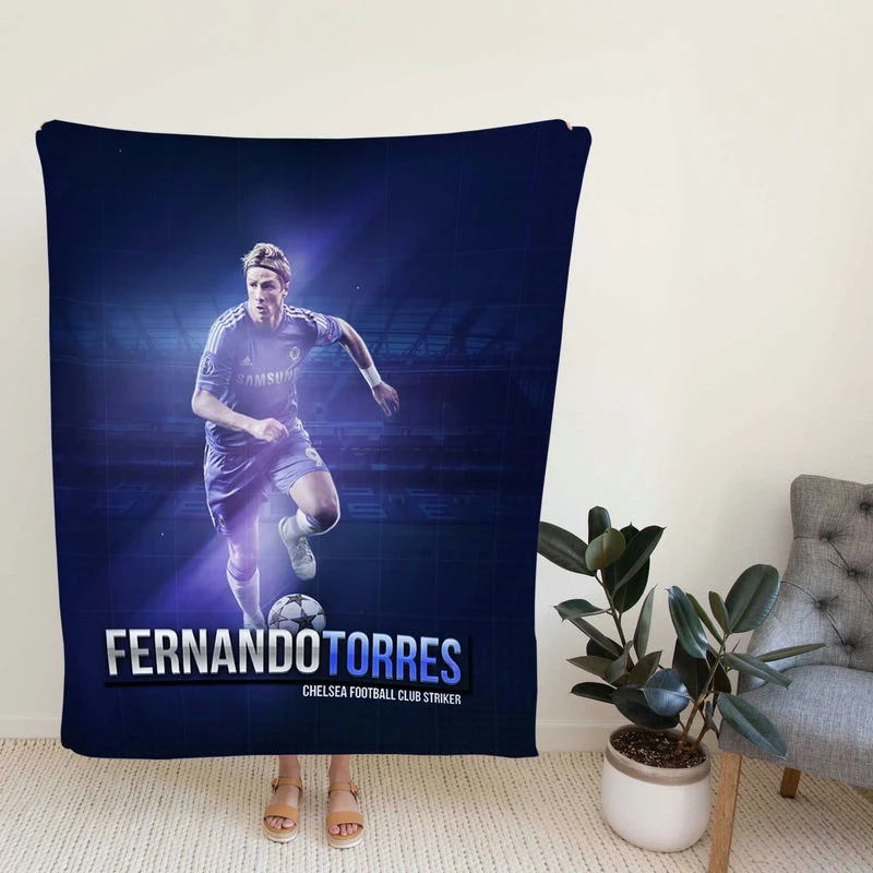Ultimaph Soccer Player Fernando To Fleece Blanket
